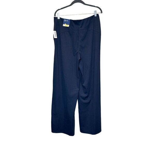 Old Navy NWT navy blue wide leg power soft leggings size L - Picture 5 of 16